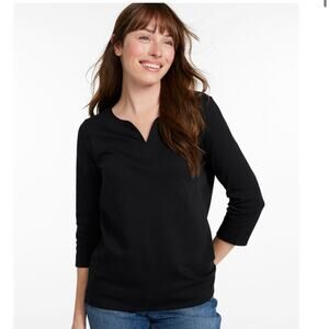 LL Bean 3/4 sleeve top.